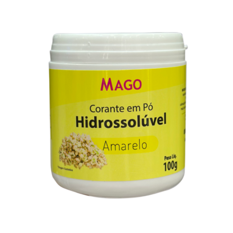 CORANTE EM PO P/FINS ALIMENTICIO 100GR AMARELO